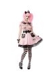 Rubies Opus Collection Ragdolls Womens Pink Skelly Costume, As Shown, Small