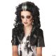 Morris ROCKED OUT ZOMBIE BK WHT WIG