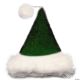 Morris SANTA HAT PLUSH GREEN
