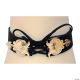 Morris SATIN CHOKER WITH ORNATE CLASP