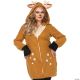 WOMENS COZY FAWN COSTUME