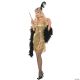 Morris WOMENS FLAPPER COSTUME-GOLD XL