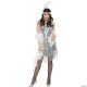 Morris WOMENS FLAPPER COSTUME-SILVER XL