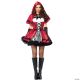 WOMENS GOTHIC RED RIDING HOOD COSTUME