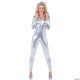 Morris WOMENS STRETCH JUMPSUIT SILVER LG