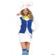 WOMENS WHITE RABBIT COSTUME