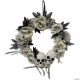 Morris WREATH W SKULL&ROSES 19.5 IN