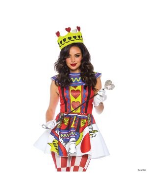 WOMENS CARD QUEEN COSTUME