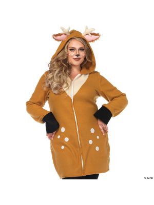 WOMENS COZY FAWN COSTUME