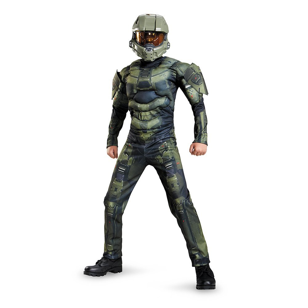Master Chief Classic Muscle Costume Small (4-6)