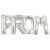 Prom Alphabet Word Balloons Silver Foil Celebration Letters 40 Inches