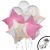 Birthdayexpress Silver Party Supplies And Pink Balloon Bouquet