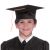 Forum Novelties Child Graduation Cap, Black, One Size