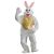 Rubies Adult Deluxe Bunny Costume With Mascot Head,White,One Size