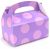 Lavender With Pink Dots Empty Favor Boxes (4)