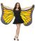 Fun World Womens Soft Butterfly Wings Adult Costume Accessory, Orange, Standard