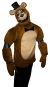 Rubies Mens Five Nights Adult Freddy Costume, As Shown, Small