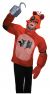 Rubies Mens Five Nights At Freddys Foxy Costume, Multi, Small