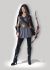 Adult Womens Huntres Costume Grey and black Large