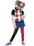 Princess Paradise Dc Super Hero Girls Premium Harley Quinn Costume, Red/Black/White, Medium