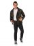 Rubies Mens Grease, T-Birds Costume Jacket, As Shown, Small