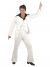 Charades Mens Disco Fever Suit, White, Large