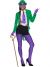 Charades Dc Comics Riddler Womens Costume, As Shown, X-Small