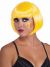 Forum Novelties 71525 Colored Bob Wig, One Size, Yellow, Pack Of 1