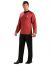 Rubies Costume Star Trek Grand Heritage Scotty Shirt With Emblem, Red/Black, Small Costume