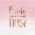 Creative Converting 340158 Rose All Day Bride Tribe Napkins, 6.5 Inches, Pink