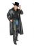 Charades Mens Faux-Leather Range Rider, Black, Small