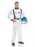 Charades Unisex-Adults Astronaut Costume, White, Small