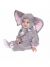 Forum Novelties Baby Boys Plush Cuddlee Elephant Costume, Multi, Toddler