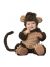 Baby's Lil' Monkey Costume, Brown/Tan, Small (6-12 Months)