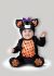 Baby Boy's Mini Meow Costume Black and Orange Medium (12-18) Months