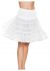 Mid Length Petticoat Dress White One Size