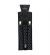 Adjustable Dotted Suspenders (Black with White)