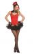 Halloween Wholesalers Sexy Queen Costume (Black & Red) Medium Adult