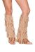 Fringed Boot Covers (Tan Brown)