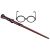 Disguise Harry Potter Accessories Set, Costume Wand and Glasses Kit