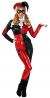 DC Comics Harley Quinn Deluxe Jumpsuit Costume Red Black X Small