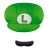 Boy's Nintendo Super Mario Brothers Luigi Child Hat&Mustache , One