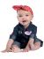 Princess Paradise Rosie The Riveter Baby Costume, As Shown, 12-18 Months